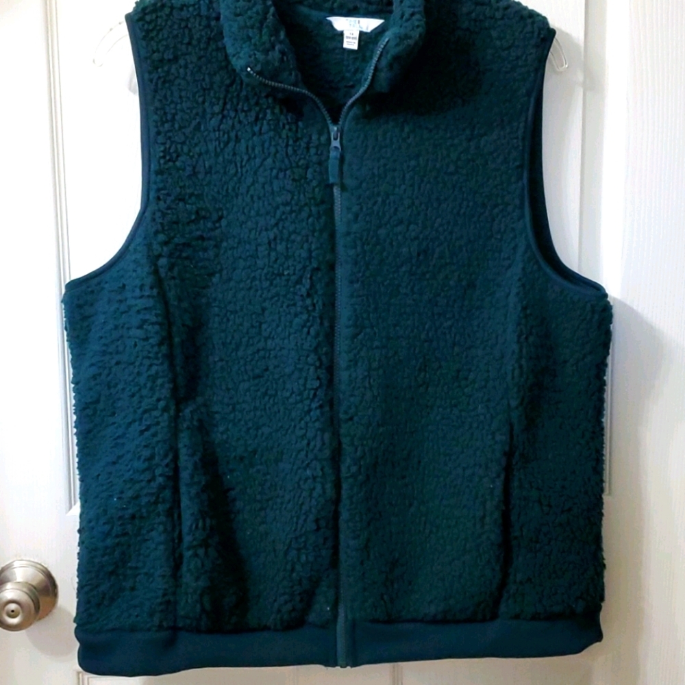 Time n True plus teddy vest